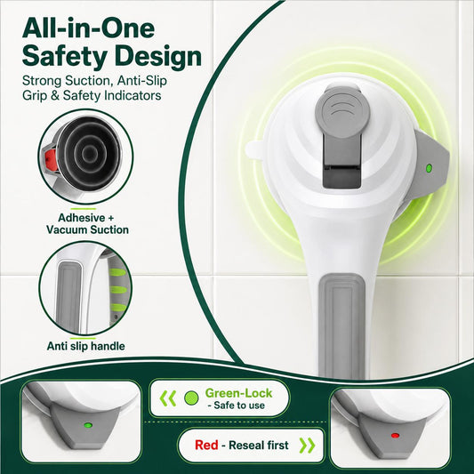 Shower Grab Bar with Indicator