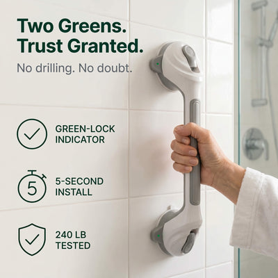 Shower Grab Bar with Indicator