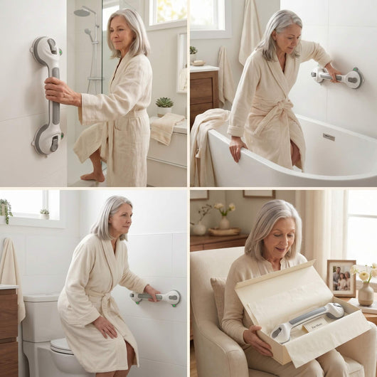 Shower Grab Bar with Indicator